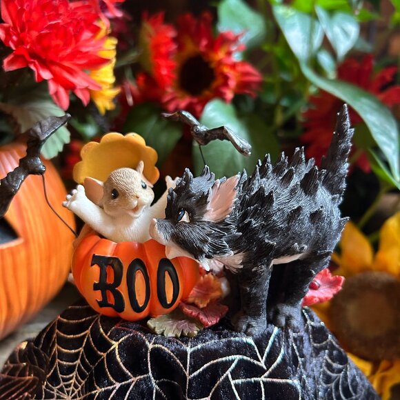 Charming Tails HALLOWEEN “Don’t Be A Scaredy Cat, Have Fun” (85/124) - Picture 3 of 16